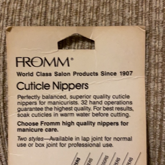 💚NWT FROMM Manicure Cuticle Nippers - Picture 9 of 10